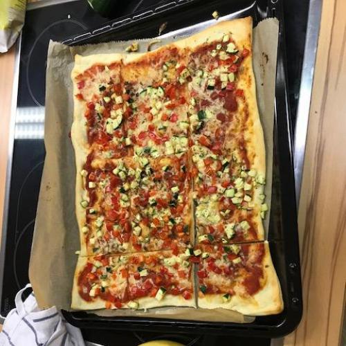 Eine gute Pizza ist fertig