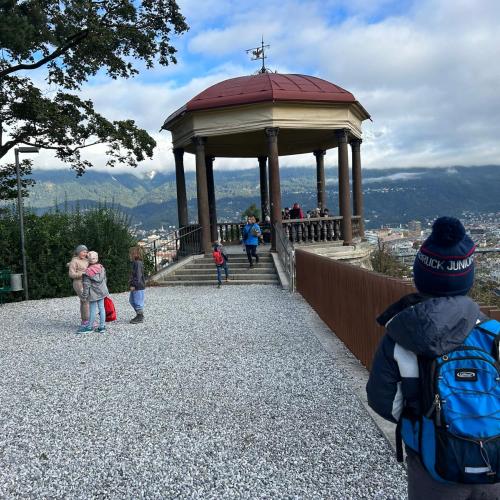 Schöner Ausblick über Innsbruck