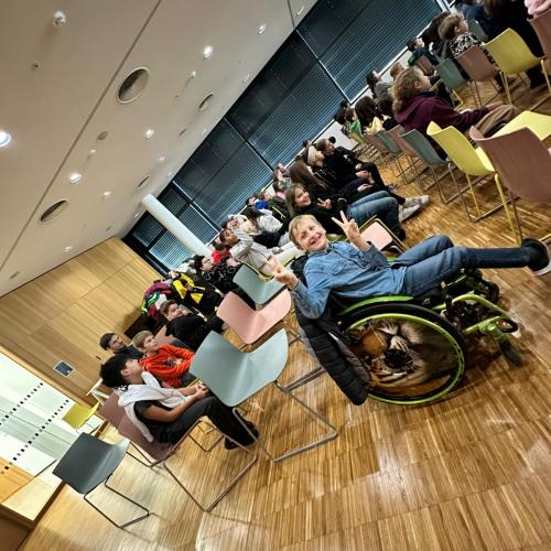 in der Stadtbibliothek