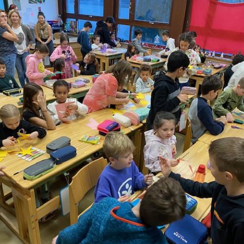 Vier b bastelt mit den ganz Kleinen