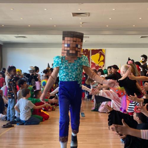 Minecraft als Figur