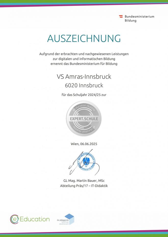 © Expert.Schule.Auszeichnung | Bildquelle: Expert.Schule | Urheber:in: Expert.Schule Expert.Schule.Auszeichnung