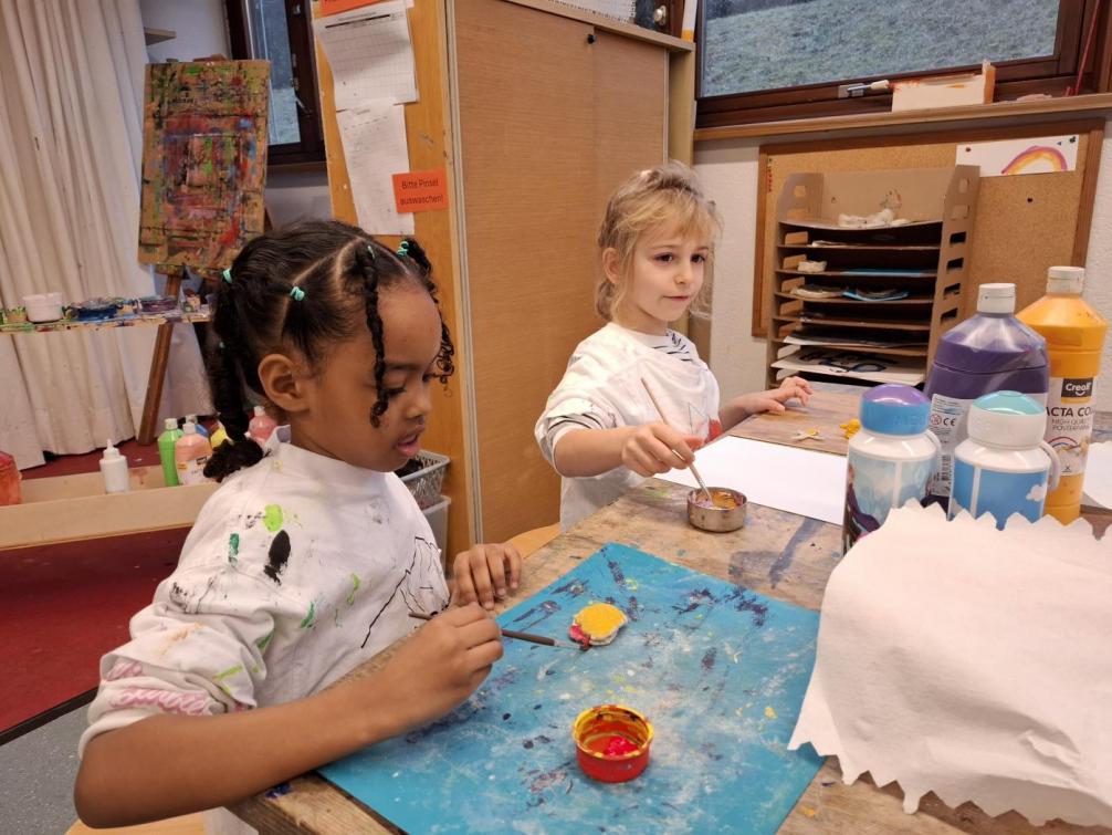 Malen mit Acrylfarben