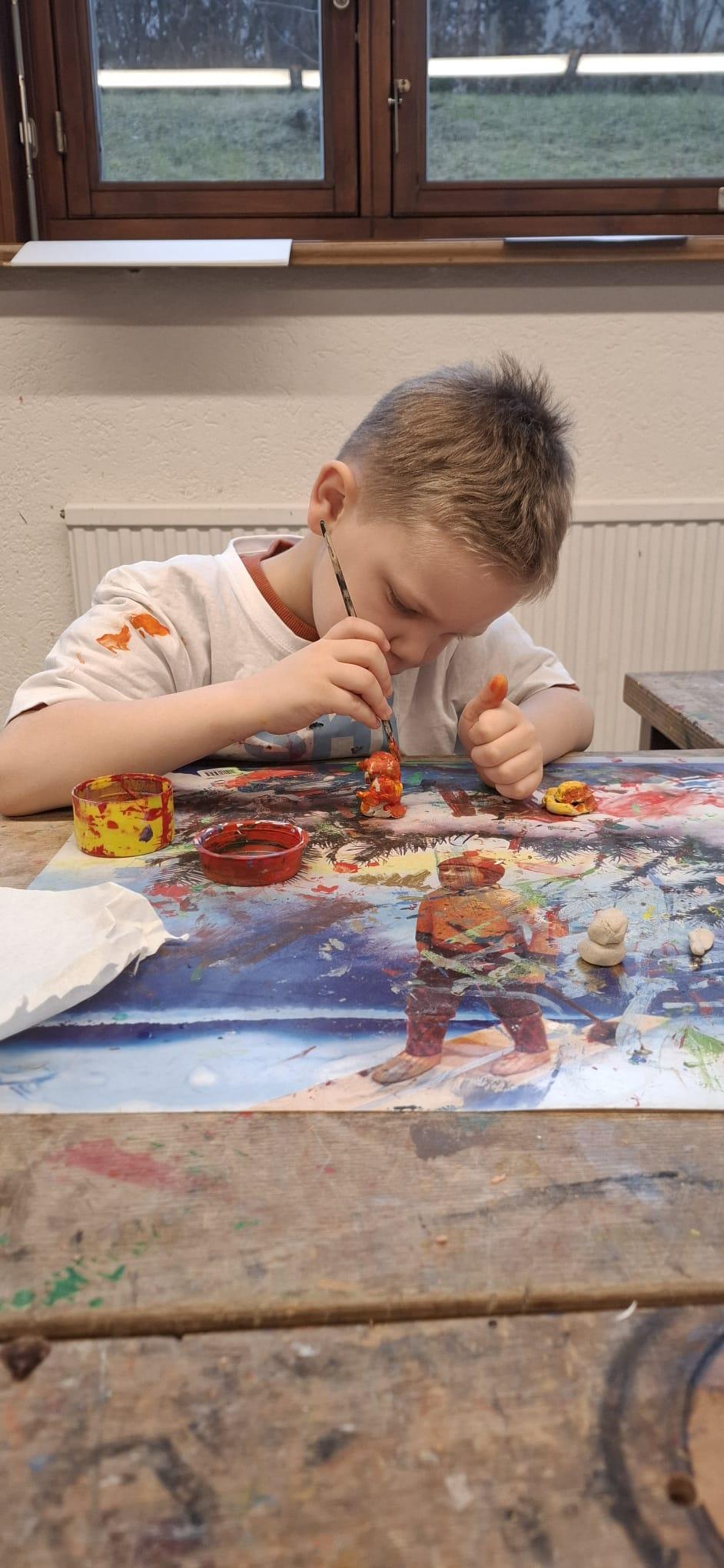 Malen mit Acrylfarben