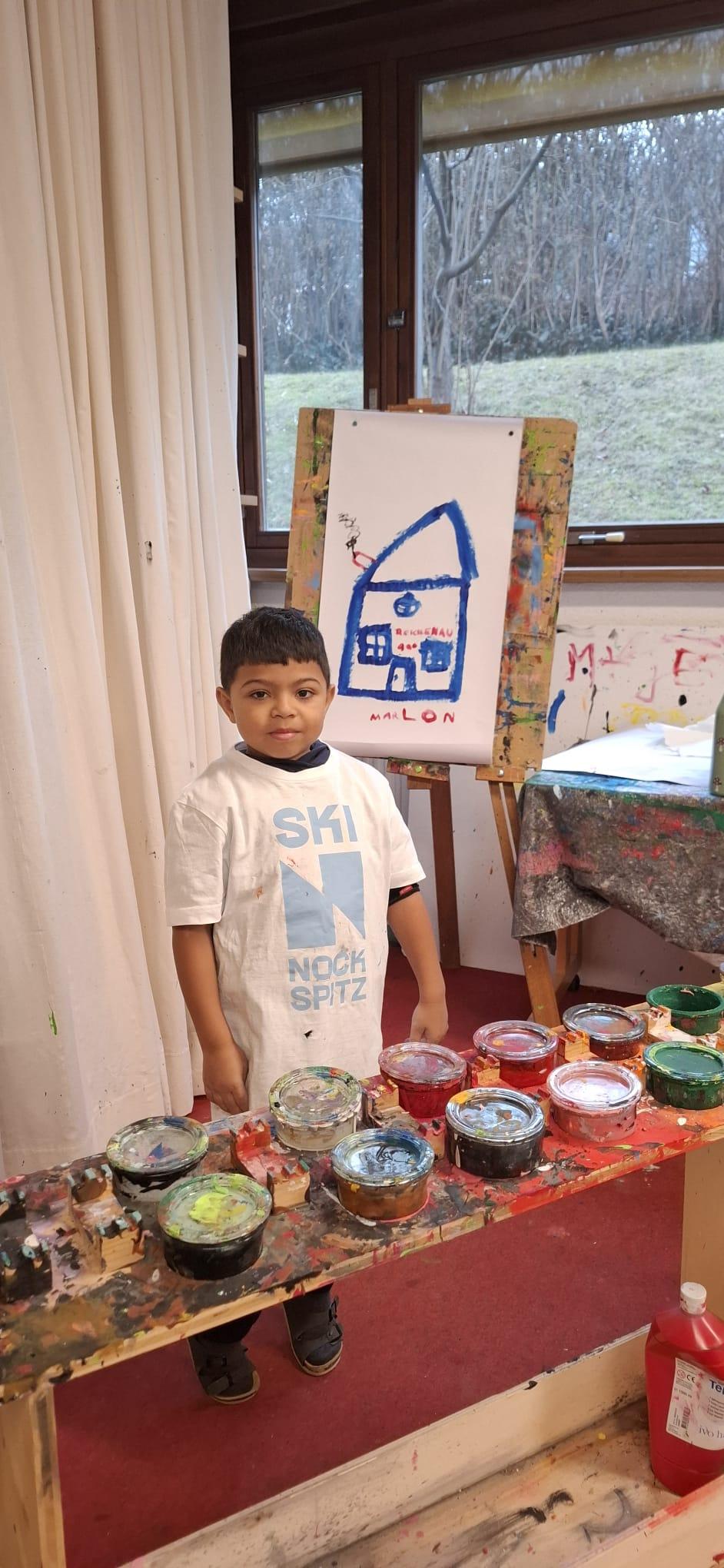 Malen mit Acrylfarben 