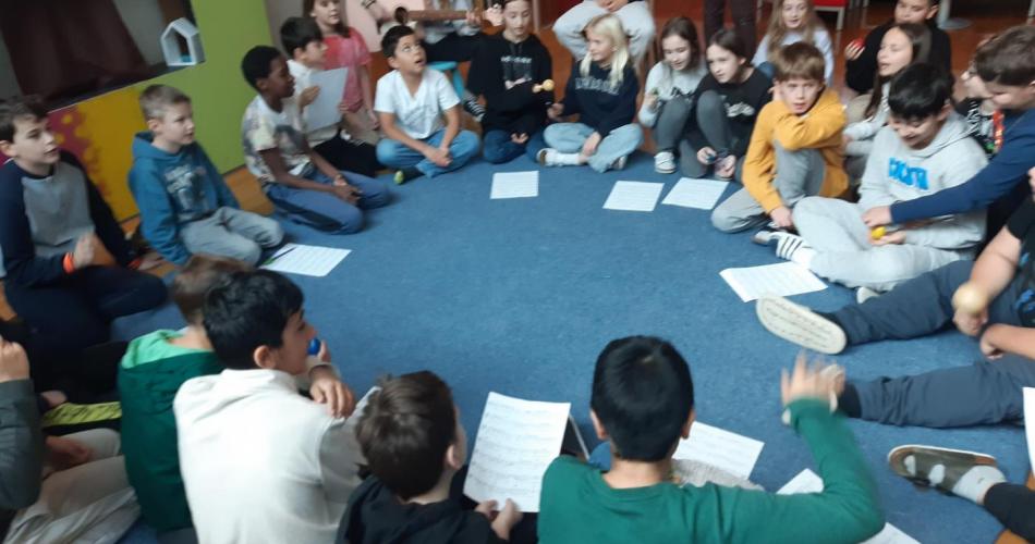 4a und 4b proben gemeinsam
