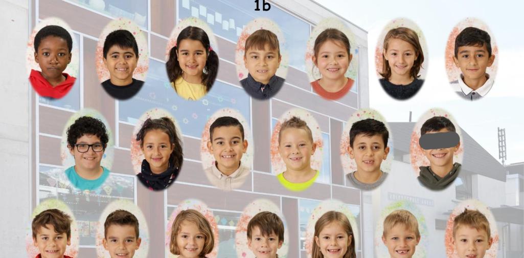Kinder der Klasse 1b
