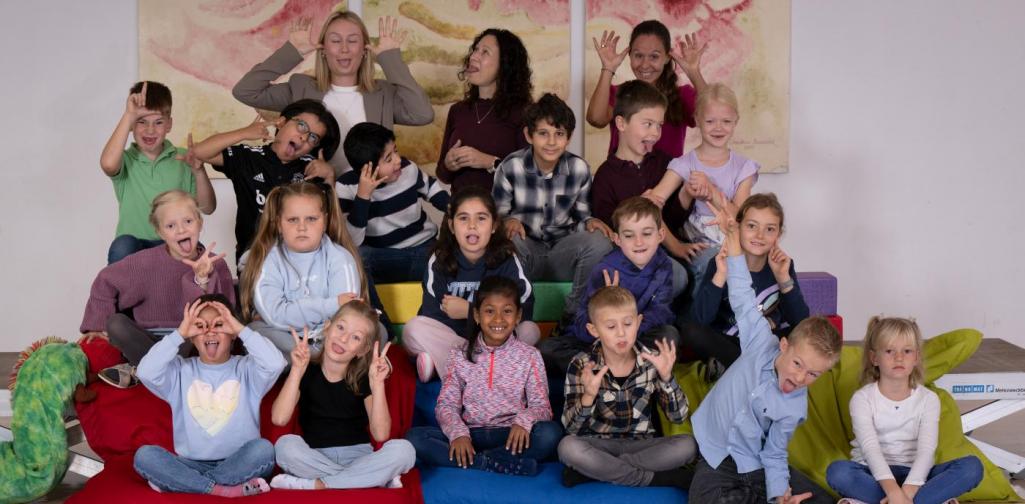 Die KK posieren für ein Spaßfoto